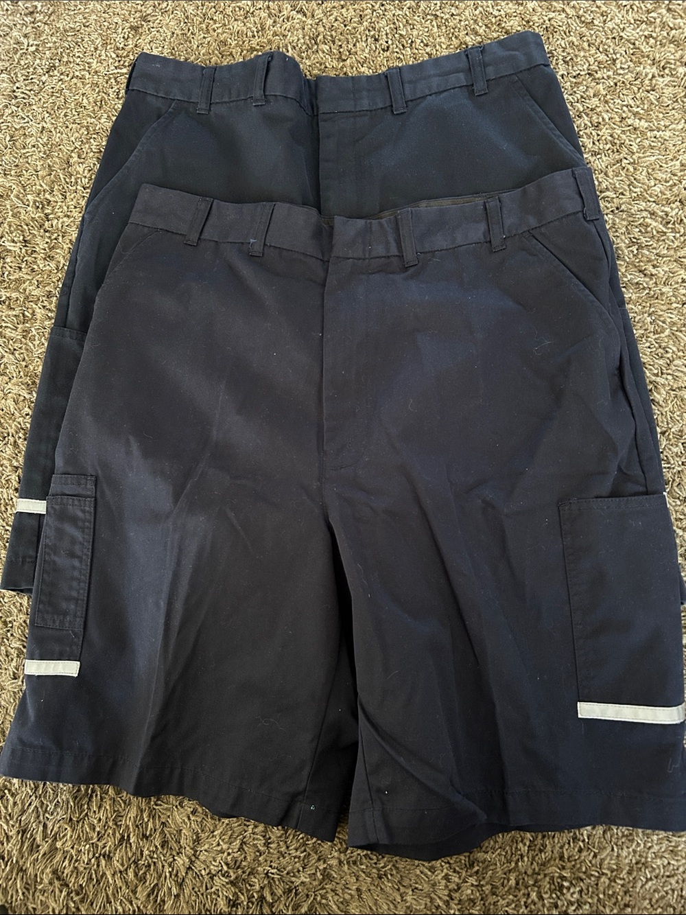 FedEx Stan Herman VF Imagewear Shorts 40R Blue Reflective Uniform Workwear x2 - Picture 4 of 4